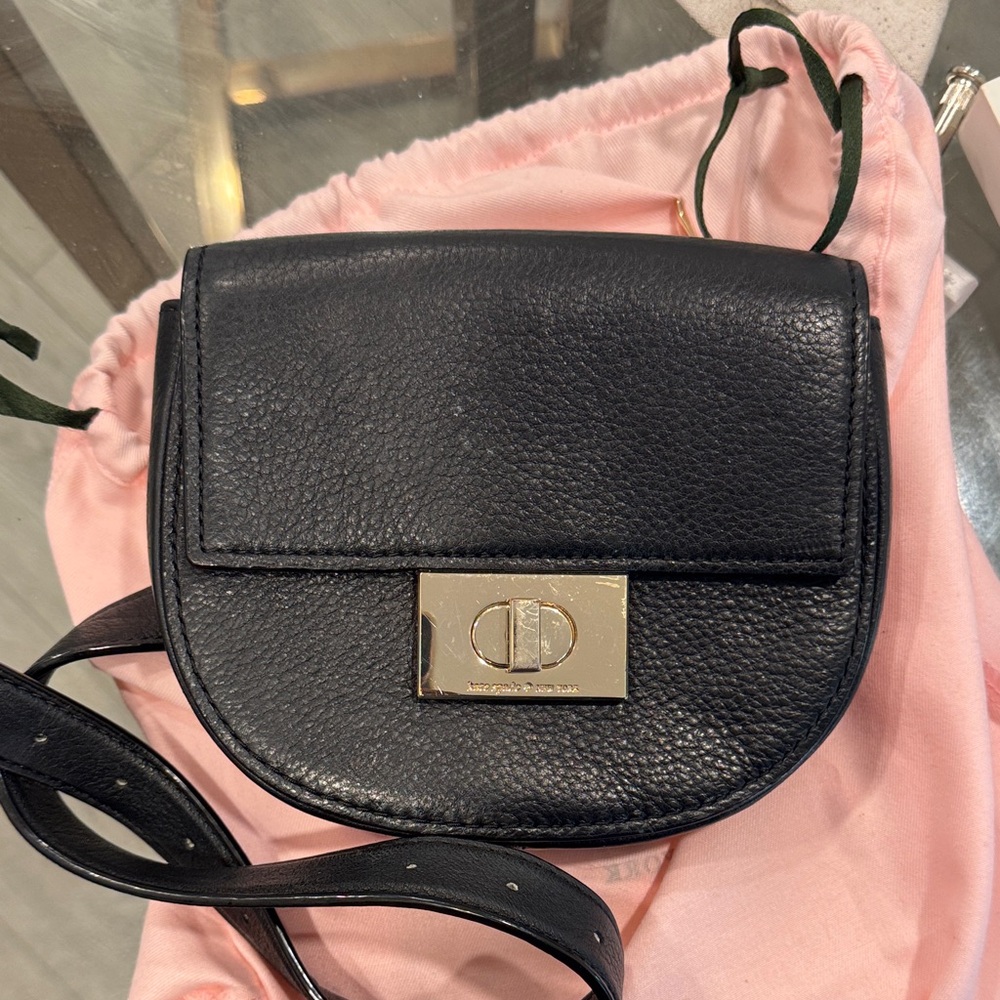 Kate Spade Black Leather Mini Bag